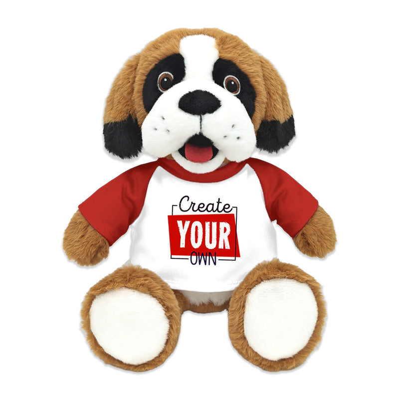 9" Create Your Own St. Bernard Puppy Dog Plushie