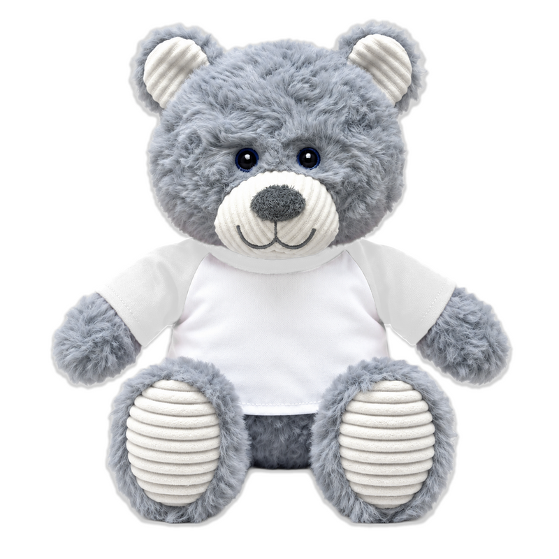 9" Eco Friendly Create Your Own Slate Teddy Bear – Personalized Plush with Custom Shirt