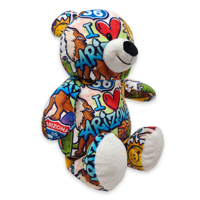 10" Arizona Graffiti Eco Teddy Bear