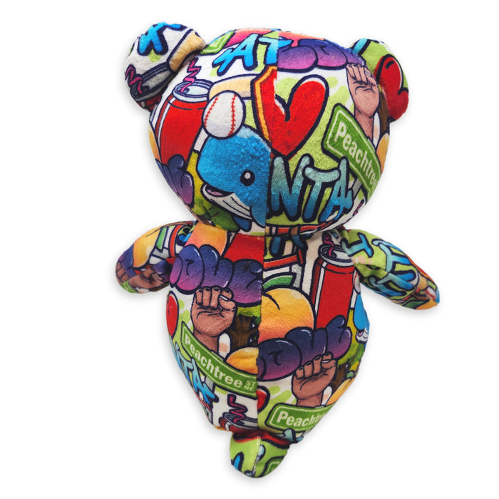 10" Atlanta Graffiti Eco Teddy Bear