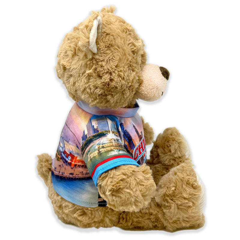 9” Chicago Teddy Bear • DestiWear™ • Souvenir Plush