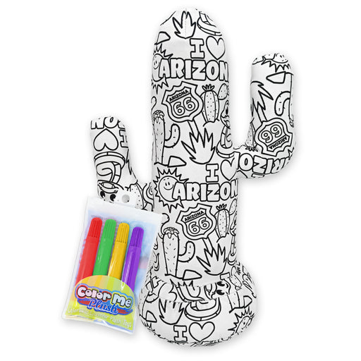 9.5" Arizona Color Me Plush Saguaro