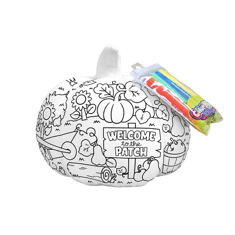 8.5" Color Me Plush™ Pumpkin