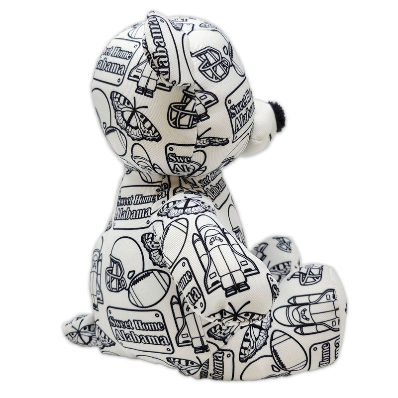 8.5" Alabama Color Me Plush™ Teddy