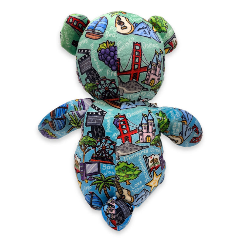 9" California Totally United™ Eco Teddy Bear