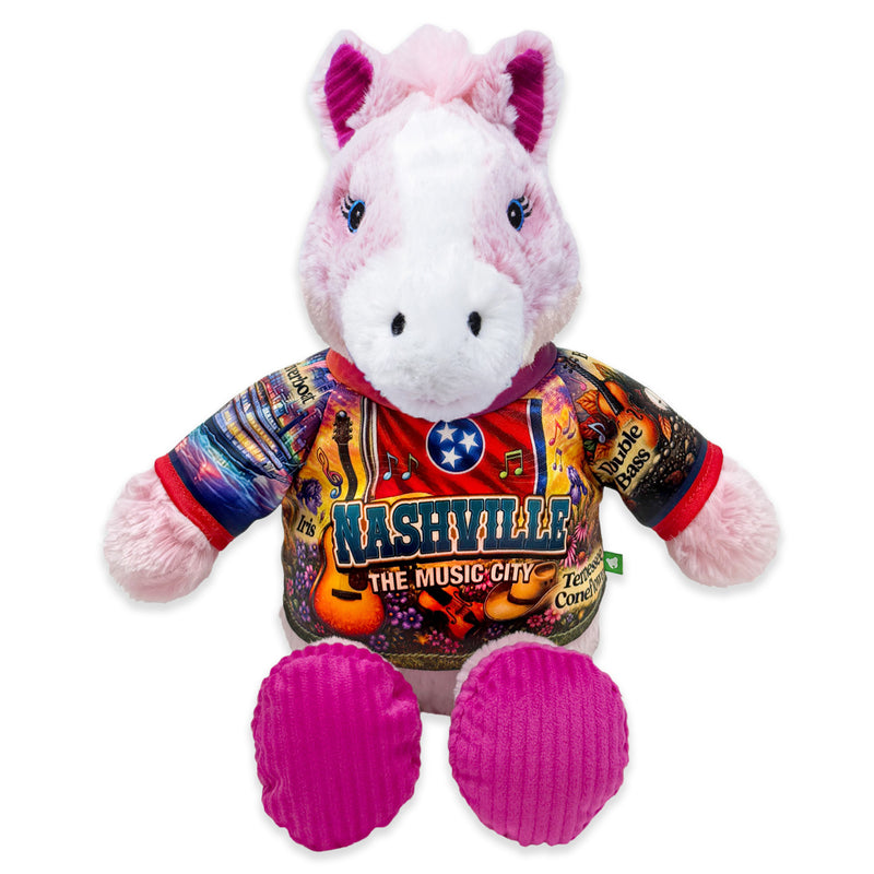 9” Nashville Pink Horse • DestiWear™ • Souvenir Plush