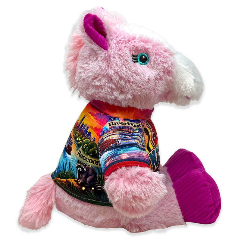 9” Nashville Pink Horse • DestiWear™ • Souvenir Plush