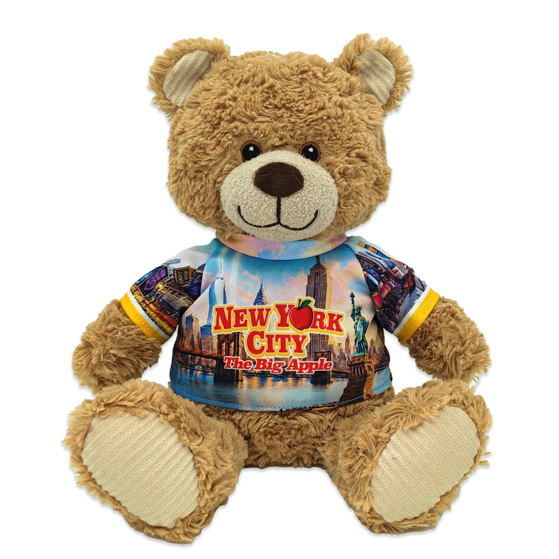 9” New York City Teddy Bear • DestiWear™ • Souvenir Plush