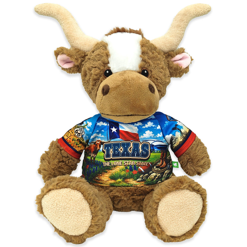 9” Texas Longhorn • DestiWear™ • Souvenir Plush