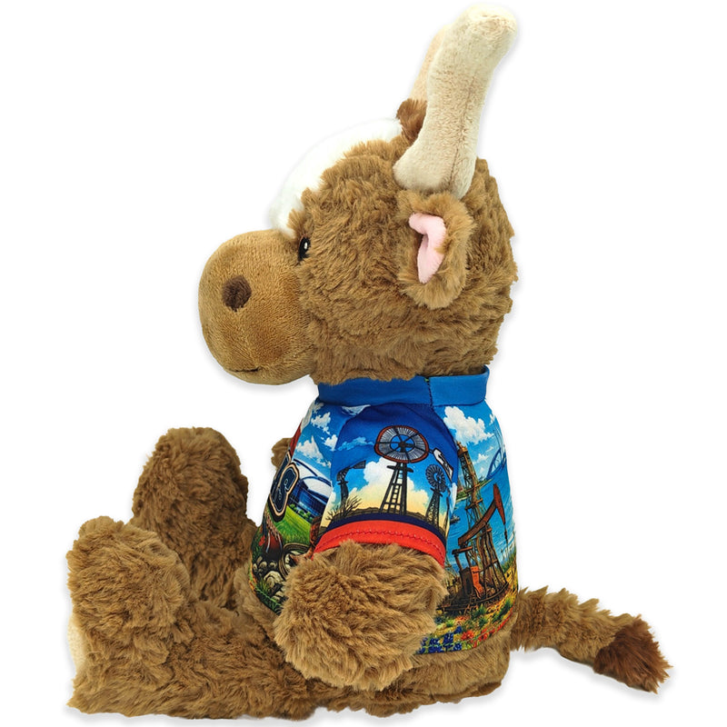 9” Texas Longhorn • DestiWear™ • Souvenir Plush