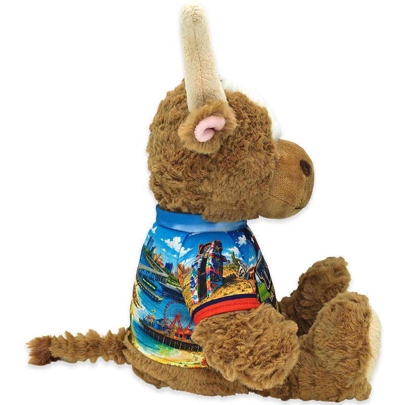 9” Texas Longhorn • DestiWear™ • Souvenir Plush