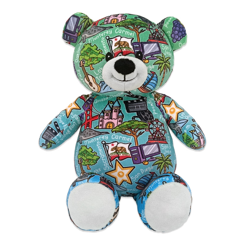 9" California Totally United™ Eco Teddy Bear