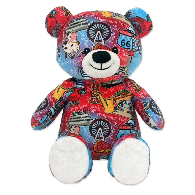 9" Chicago Totally United™ Eco Teddy Bear