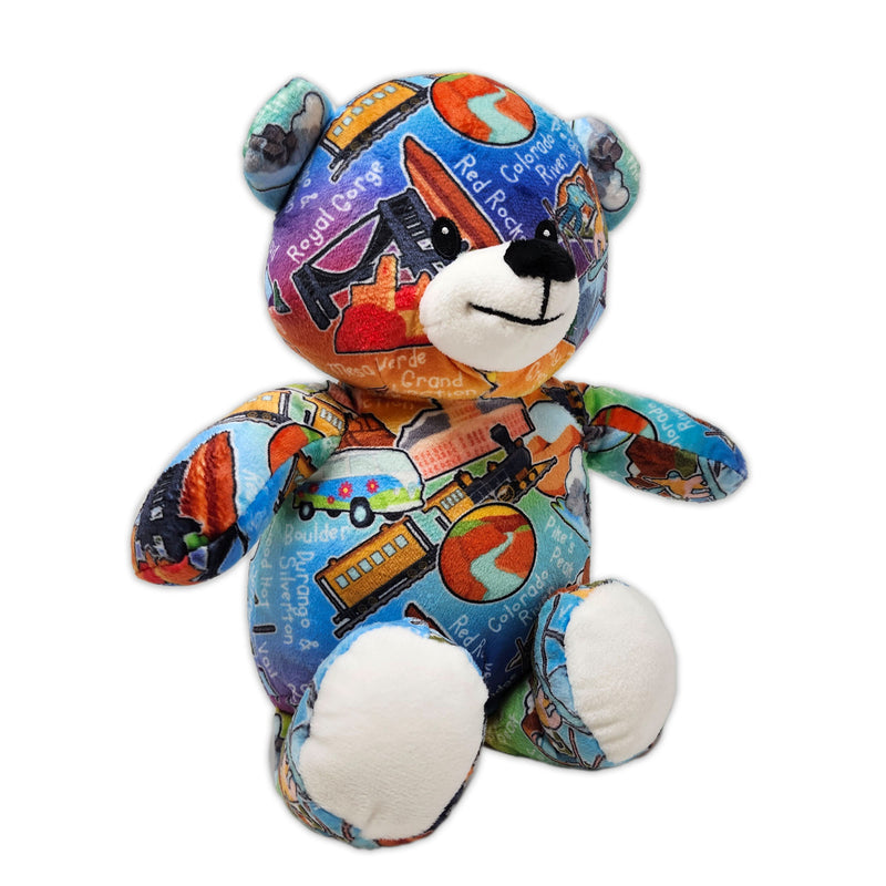 9" Colorado Totally United™ Eco Teddy Bear