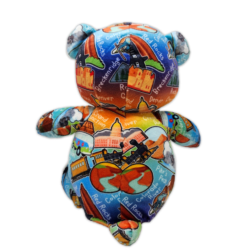 9" Colorado Totally United™ Eco Teddy Bear