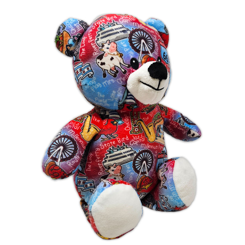 9" Chicago Totally United™ Eco Teddy Bear