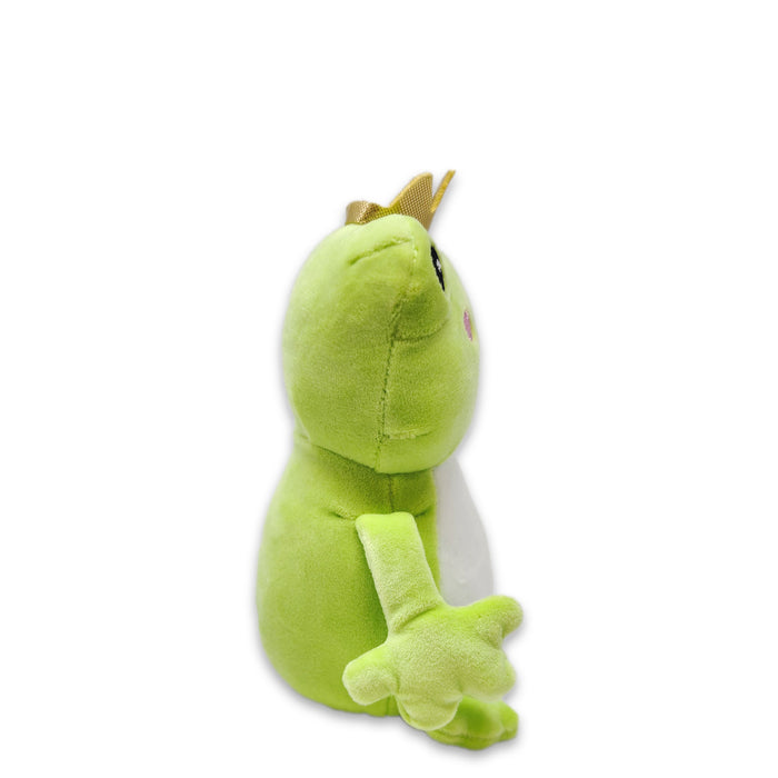 Squishy Frog Plush Animal Sitting 6" Tall