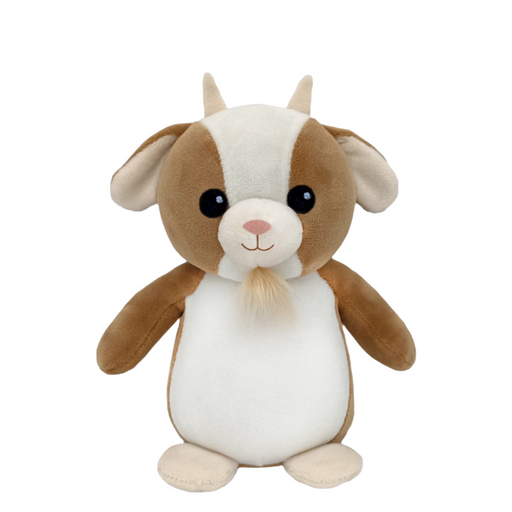 Squishy Baby Goat Plush Animal Sitting 6" Tall