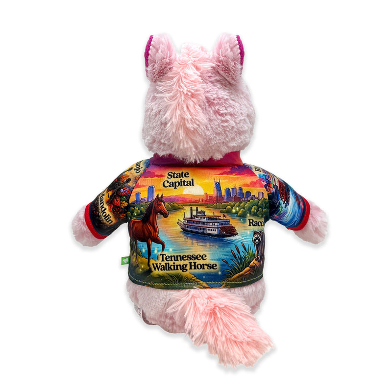 9” Nashville Pink Horse • DestiWear™ • Souvenir Plush