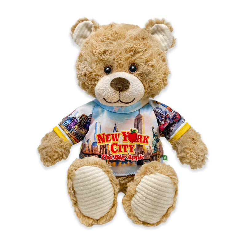 9” New York City Teddy Bear • DestiWear™ • Souvenir Plush