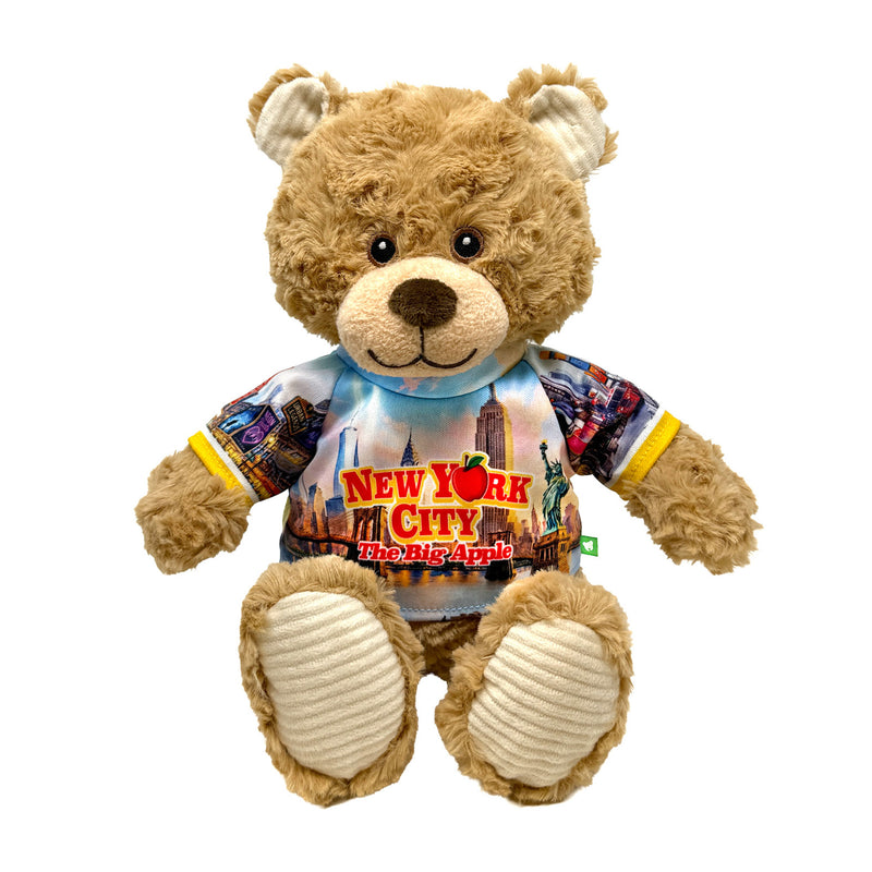 9” New York City Teddy Bear • DestiWear™ • Souvenir Plush