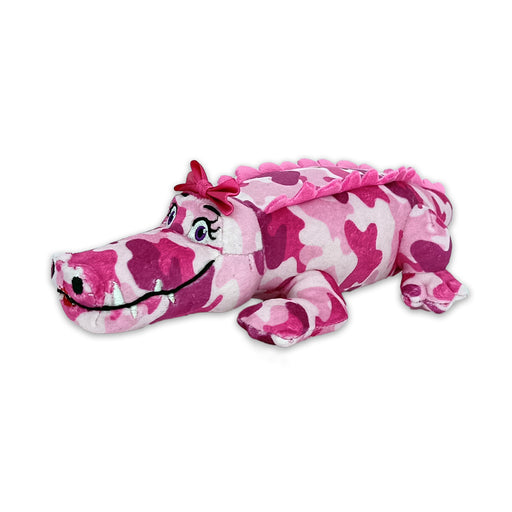 10" Laying Pink Camo Alligator