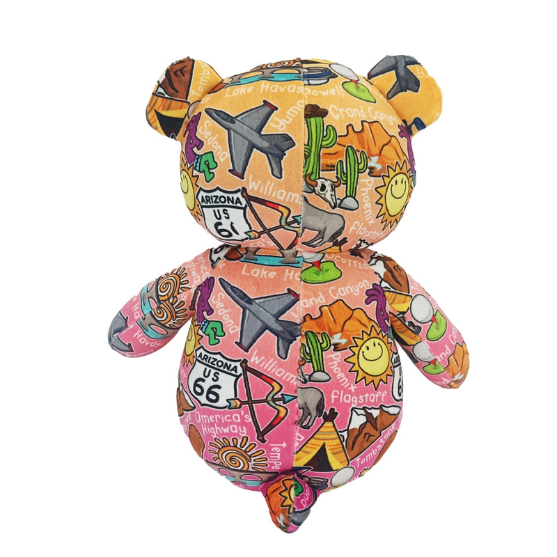 9" Arizona Totally United™ Eco Teddy Bear