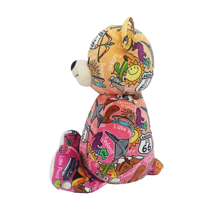 9" Arizona Totally United™ Eco Teddy Bear