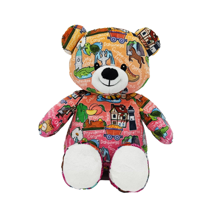 9" Georgia Totally United™ Eco Teddy Bear