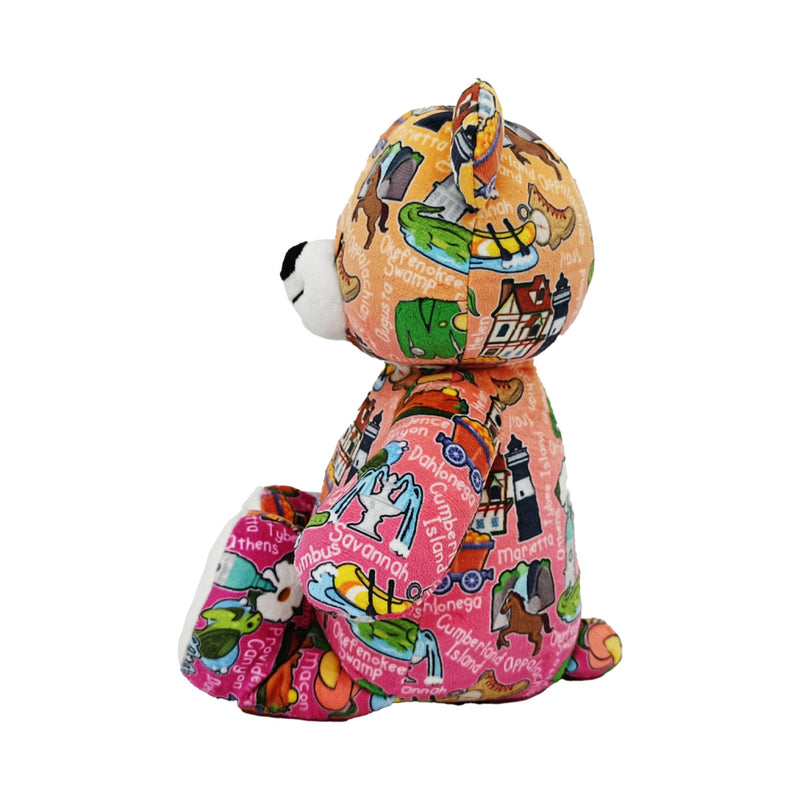 9" Georgia Totally United™ Eco Teddy Bear