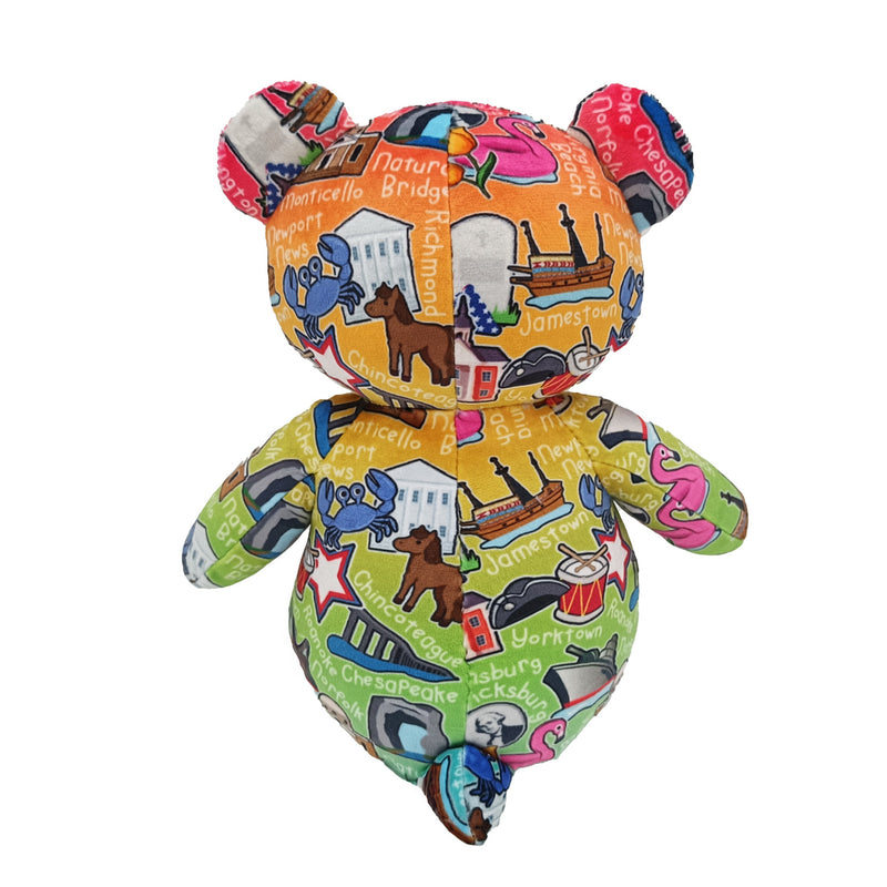 9" Virginia Totally United™ Eco Teddy Bear