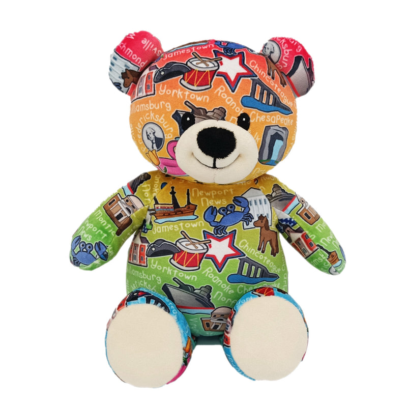 9" Virginia Totally United™ Eco Teddy Bear