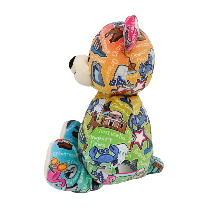 9" Virginia Totally United™ Eco Teddy Bear