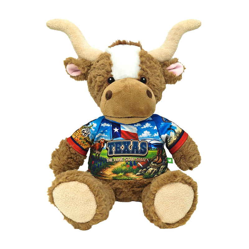 9” Texas Longhorn • DestiWear™ • Souvenir Plush