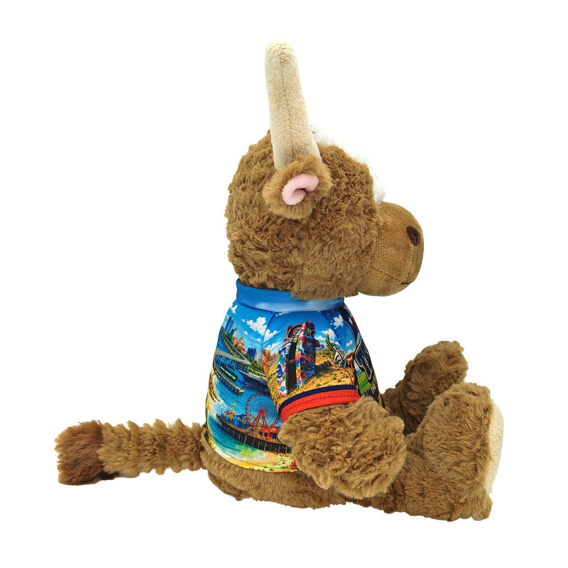 9” Texas Longhorn • DestiWear™ • Souvenir Plush