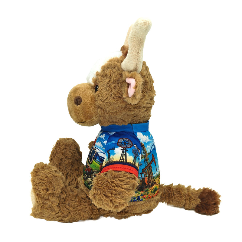9” Texas Longhorn • DestiWear™ • Souvenir Plush