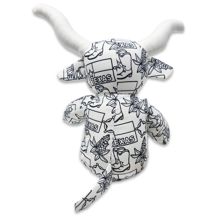 8.5" Texas Color Me Plush™ Longhorn