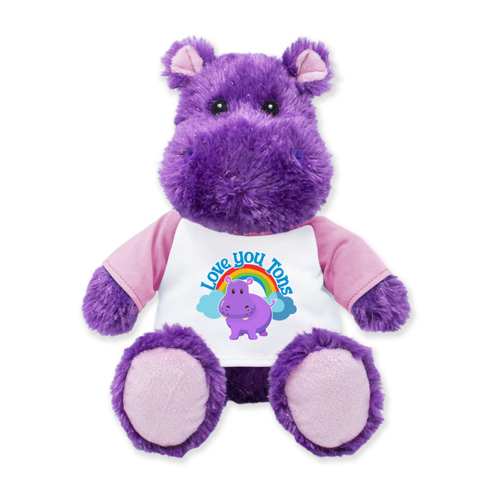 9" Hippo Plush - Limited Valentine's Edition