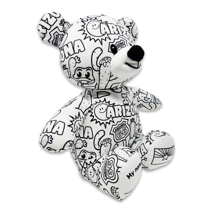 8.5" Arizona Color Me Plush™ Teddy