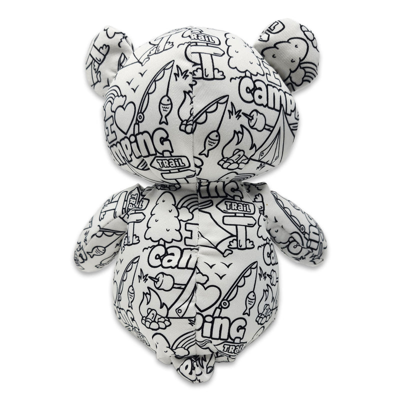 8.5" I Love Camping Color Me Plush™ Teddy