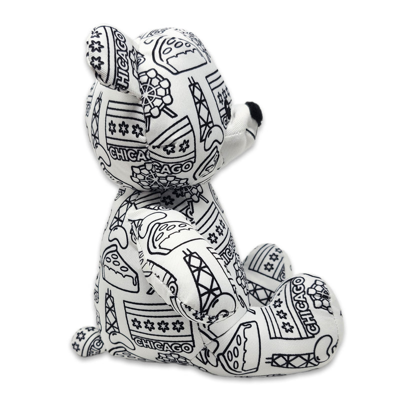 8.5" Chicago Color Me Plush™ Teddy