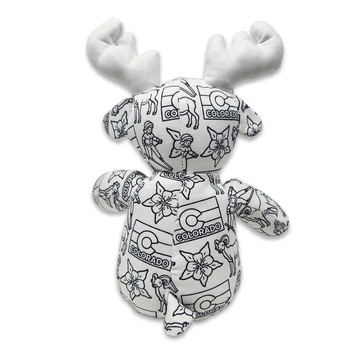 8.5" Colorado Color Me Plush™ Moose