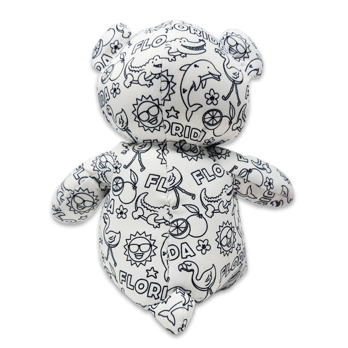 8.5" Florida Color Me Plush™ Teddy