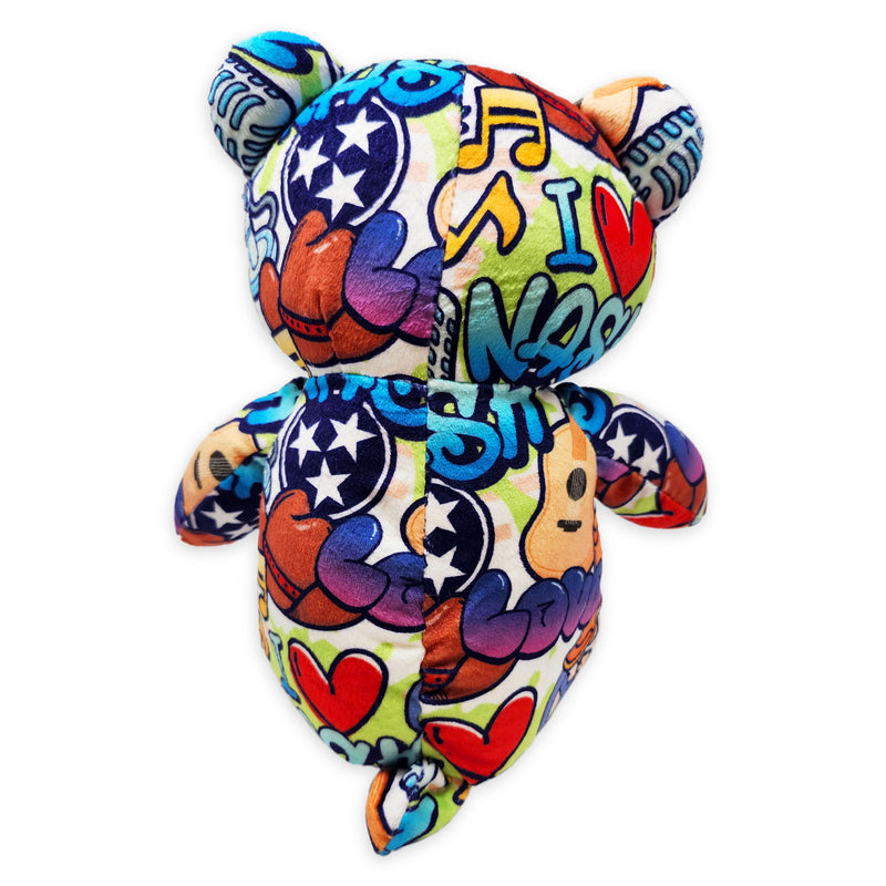 10" Nashville Graffiti Eco Teddy Bear