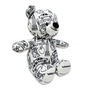 Angle view - 8.5 inch New York color me plush teddy bear