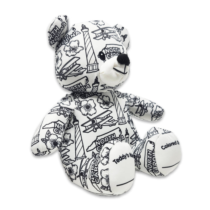 8.5" North Carolina Color Me Plush™ Teddy