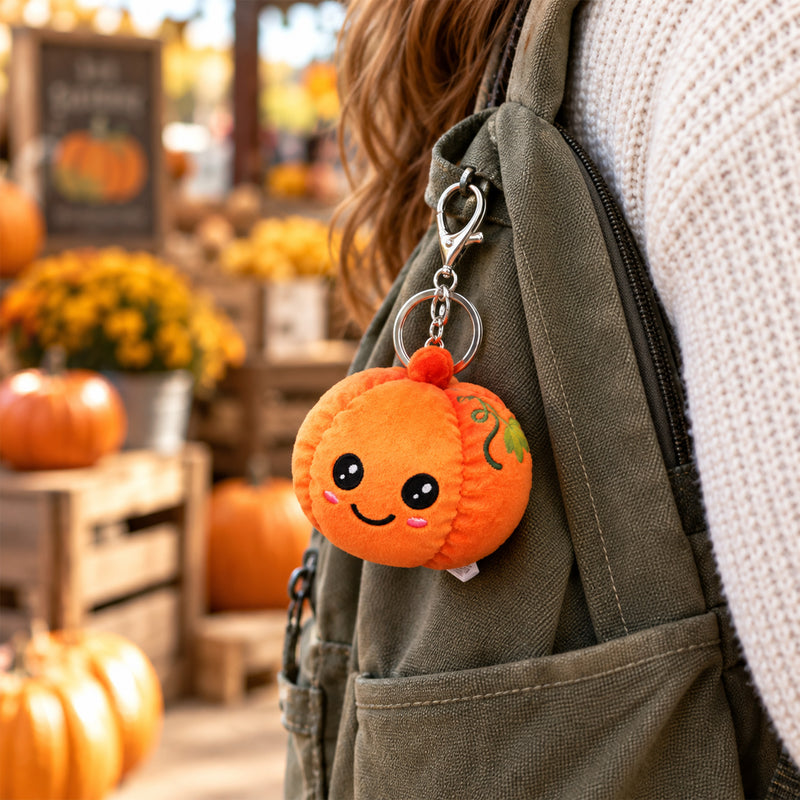 Squishy Pumpkin Keychain