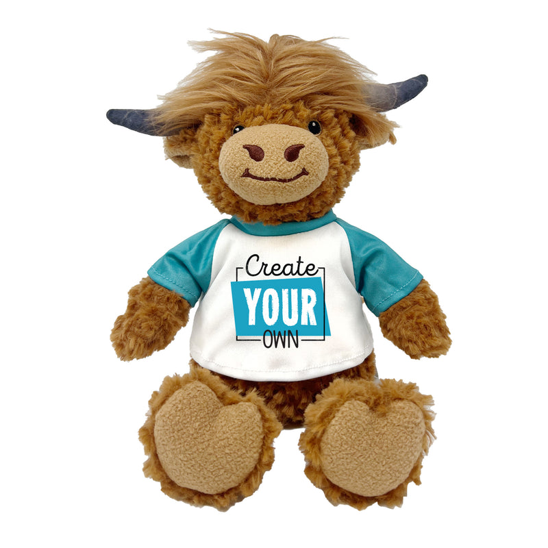 9" Create Your Own Highland Cow Plushie