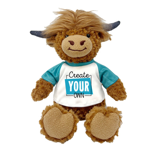 9" Create Your Own Highland Cow Plushie