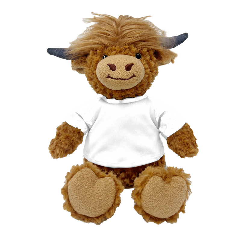 9" Create Your Own Highland Cow Plushie